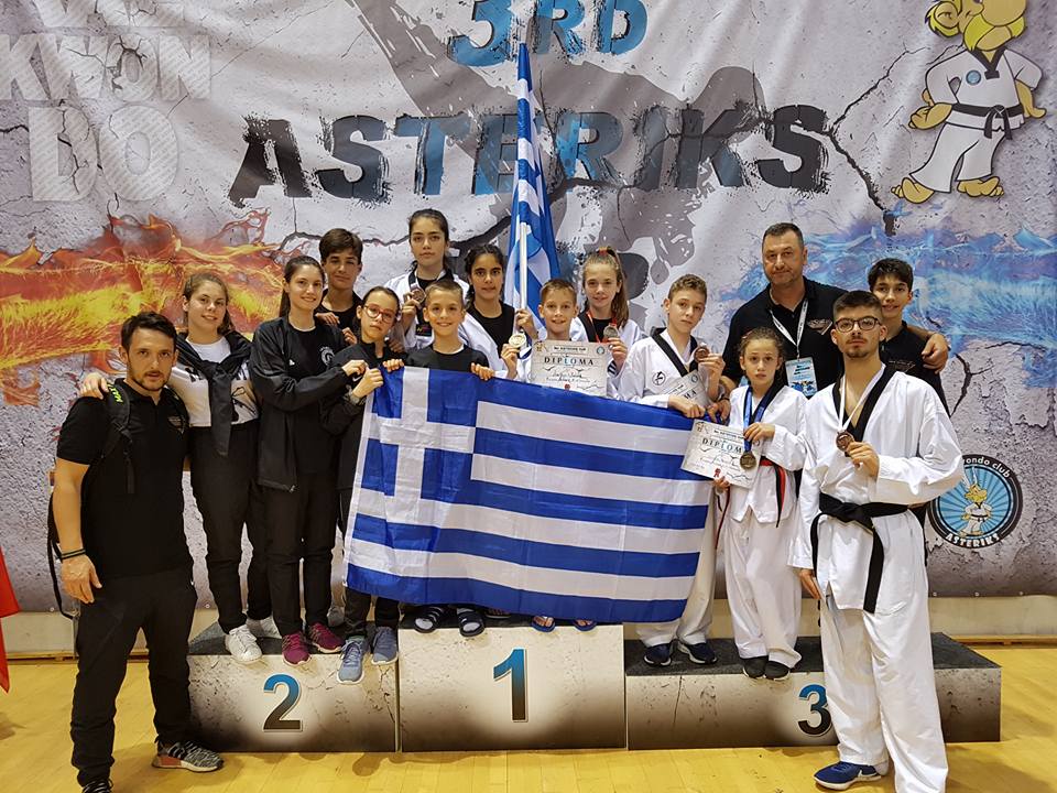 6 μετάλλια για τον ΑΣ Taekwondo Λάρισας σε Διεθνές Meeting στη Σερβία